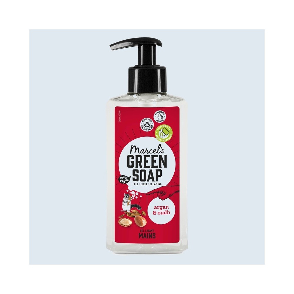 Marcel's Green Soap - Le Gel Lavant Mains Argan & Oudh 250ml