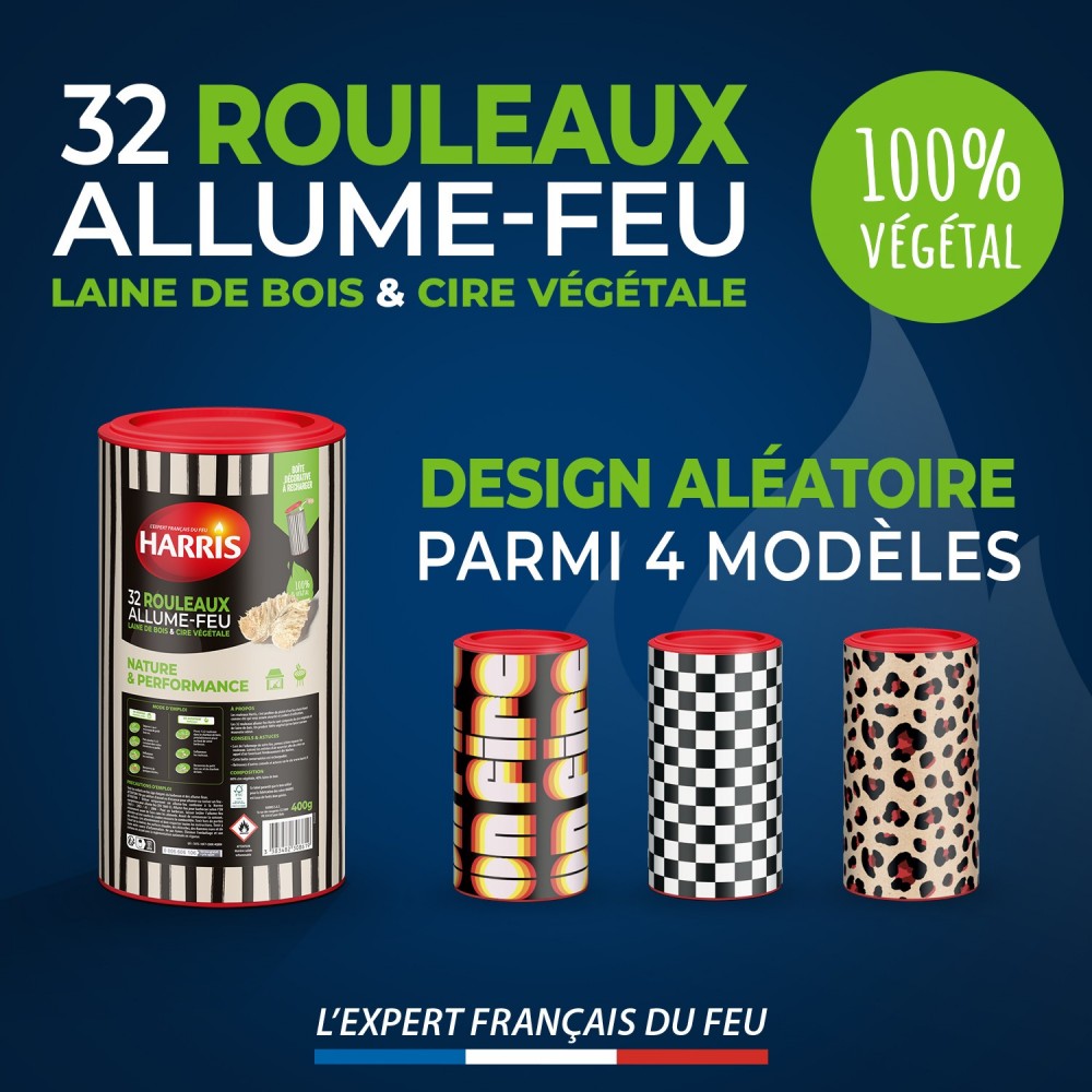 Acheter Cylindre Rouleaux allume feu 100% végétal