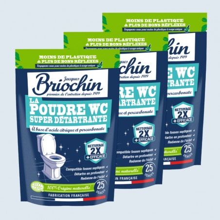 Acheter Lot de 3 Poudre WC super détartrante