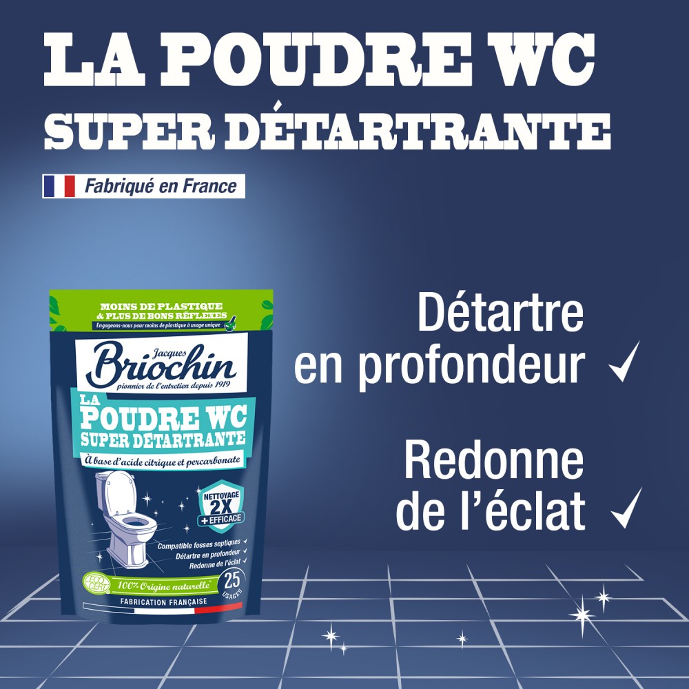 Acheter Lot de 3 Poudre WC super détartrante