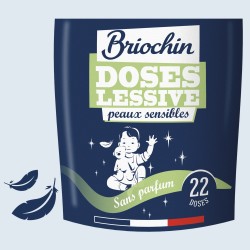 Briochin - 22 doses Lessive Liquide Peaux Sensibles