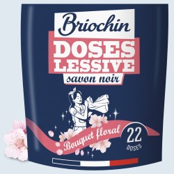 Briochin - 22 Doses de Lessive liquide au Savon noir