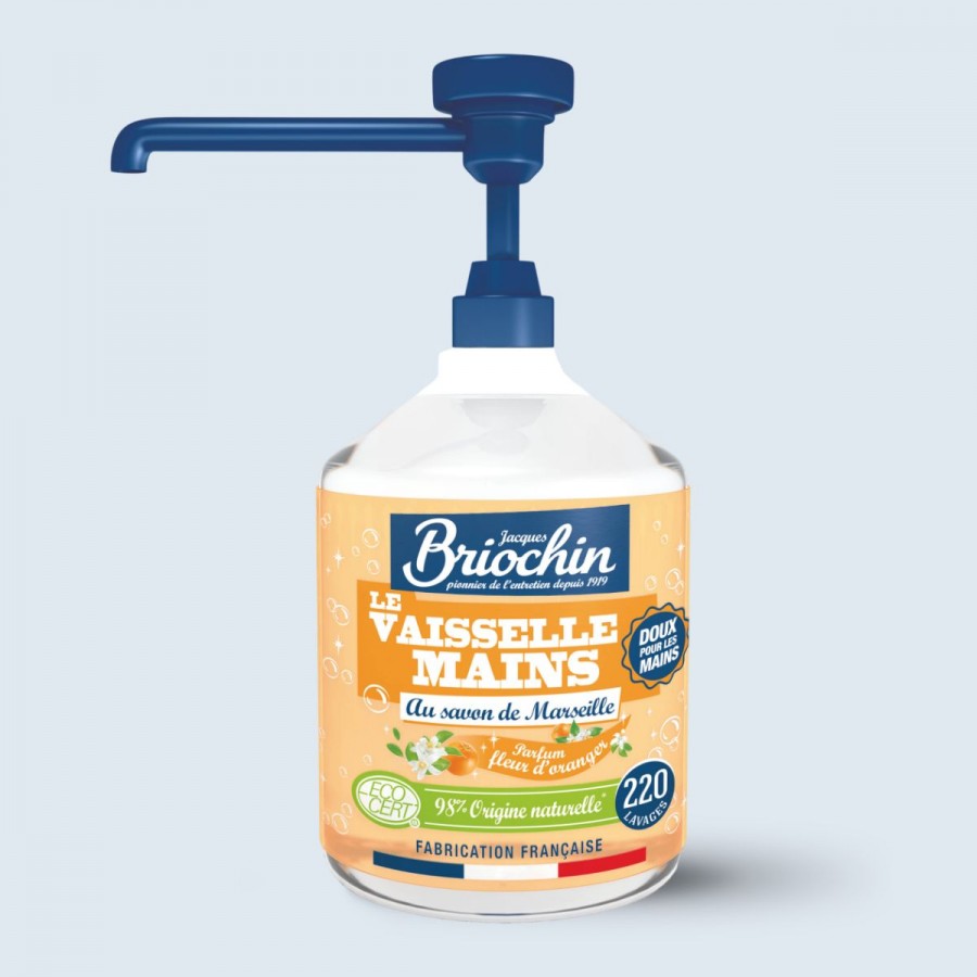 Briochin - Liquide Vaisselle Mains Savon de Marseille & fleur d'oranger