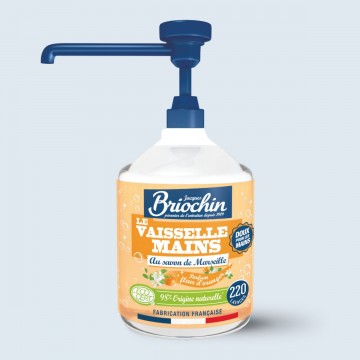 Briochin - Liquide Vaisselle Mains Savon de Marseille & fleur d'oranger