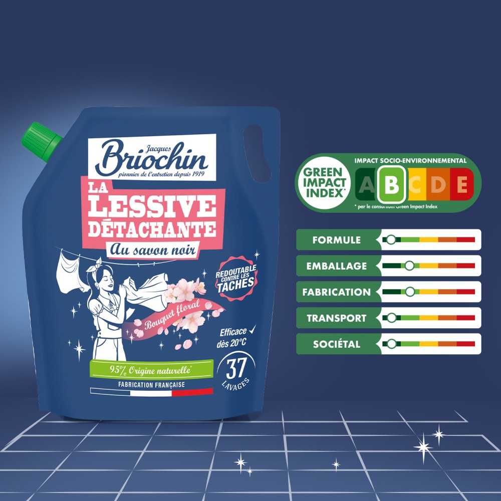 Acheter Recharge lessive savon noir 1,7L