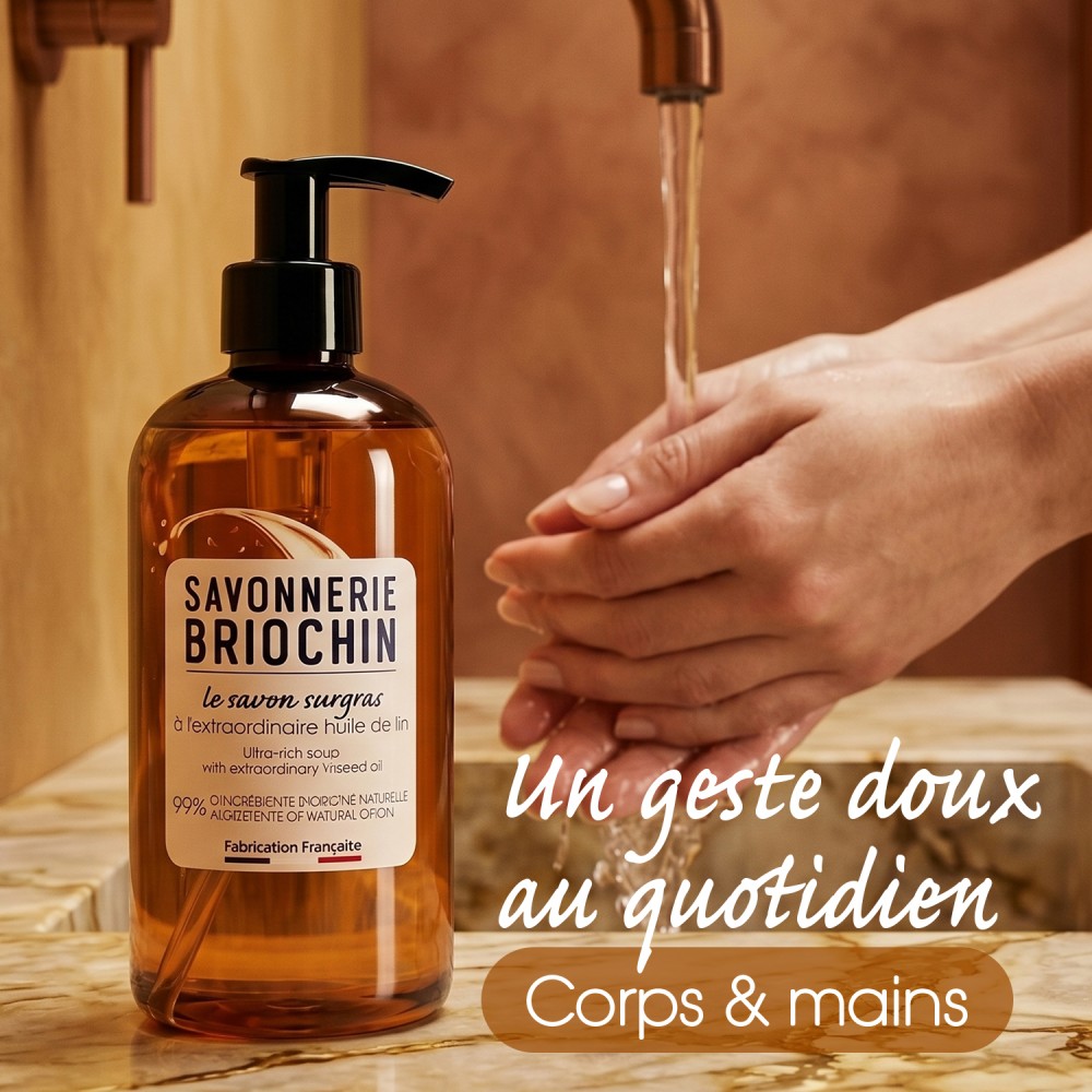 Acheter Le savon surgras à l'extraordinaire huile de lin