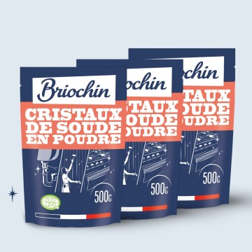 Acheter Lot de 3 Cristaux de soude en poudre