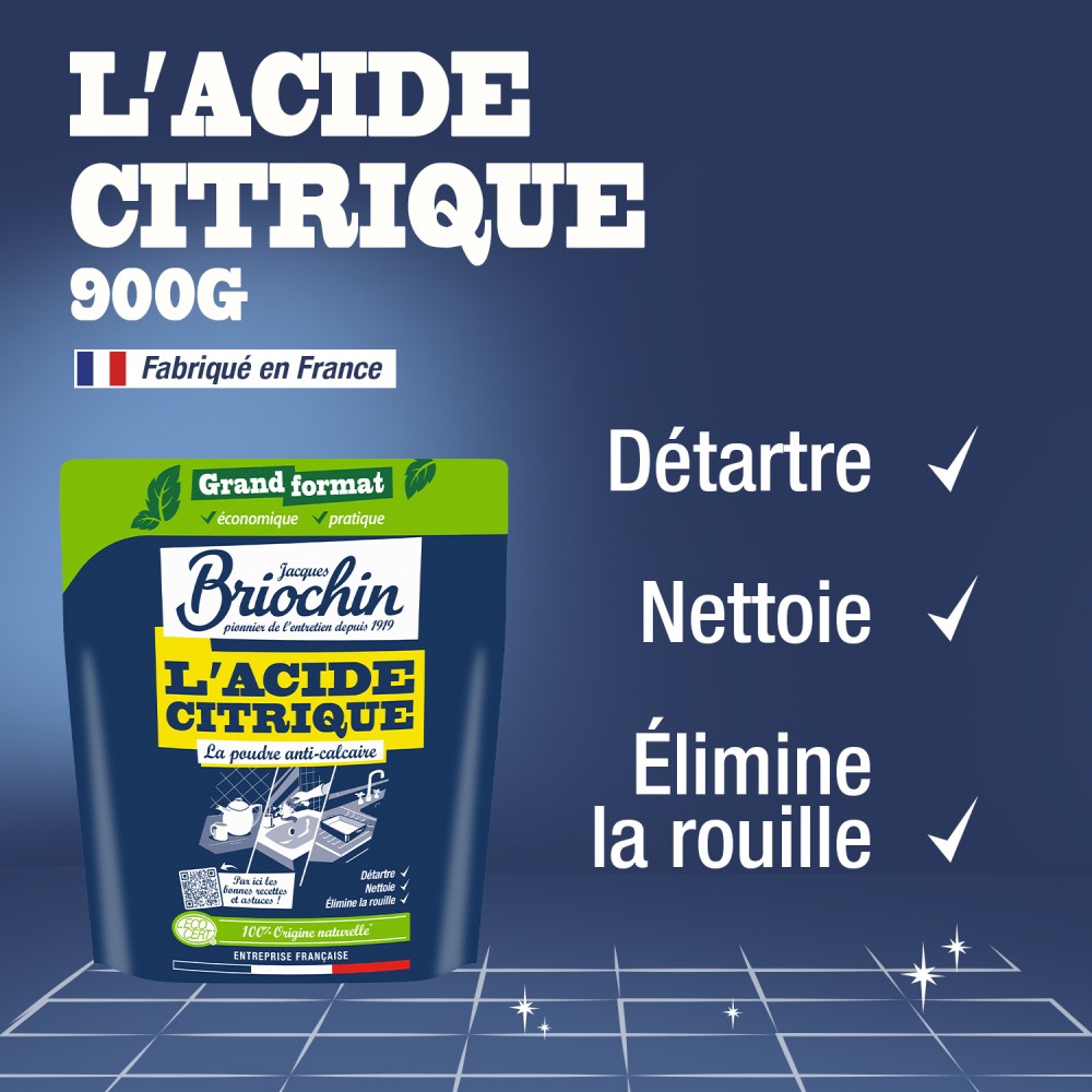 Acheter Lot de 6 Acide Citrique 900g