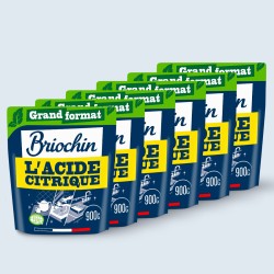 Lot de 6 Acide Citrique 900g
