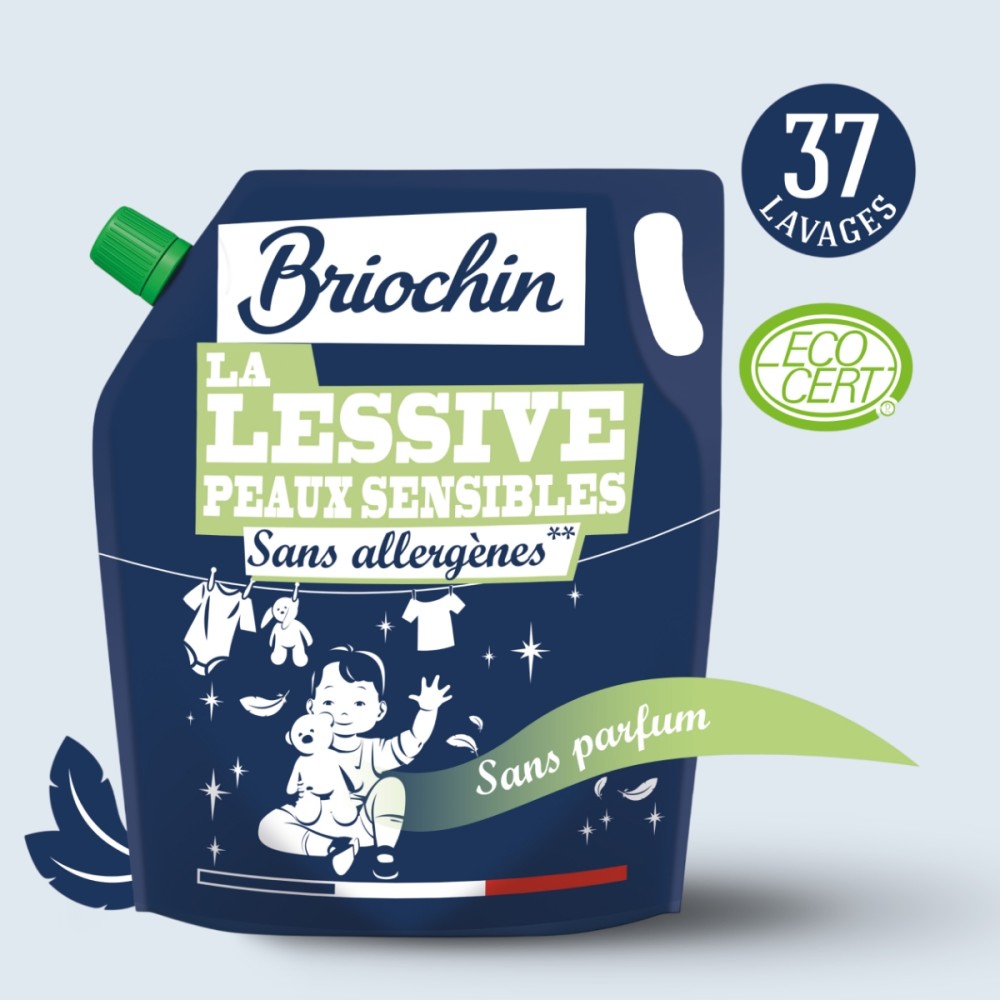 Jacques Briochin - Recharge lessive peaux sensibles