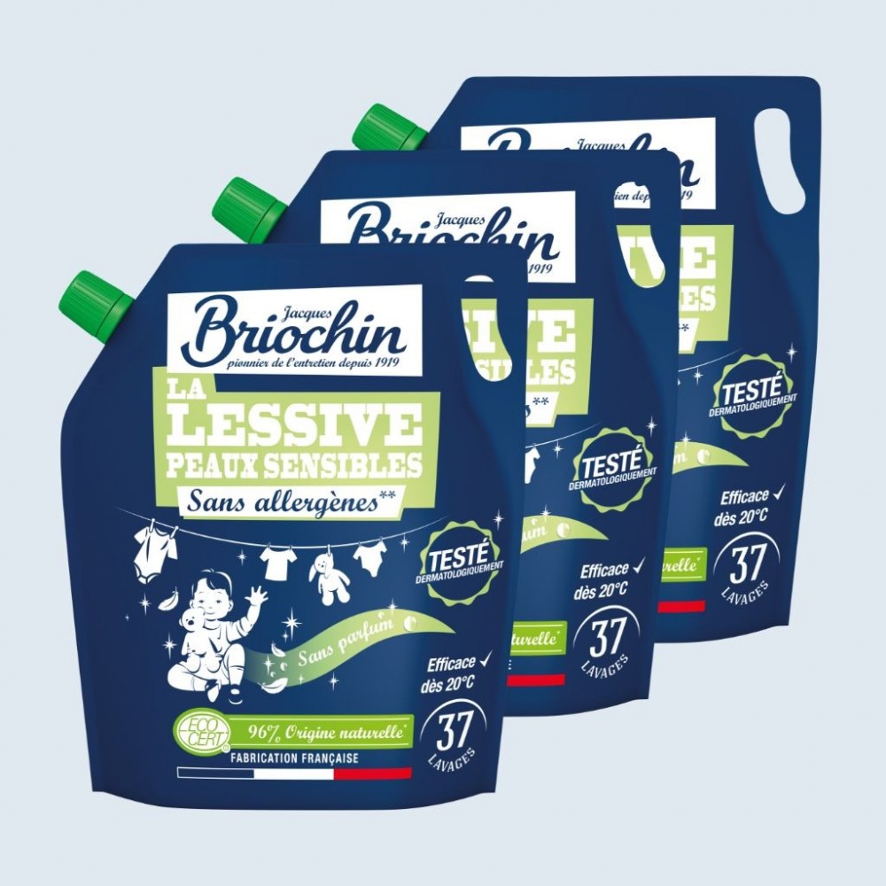Acheter Lot de 6 recharges de lessives peaux sensibles