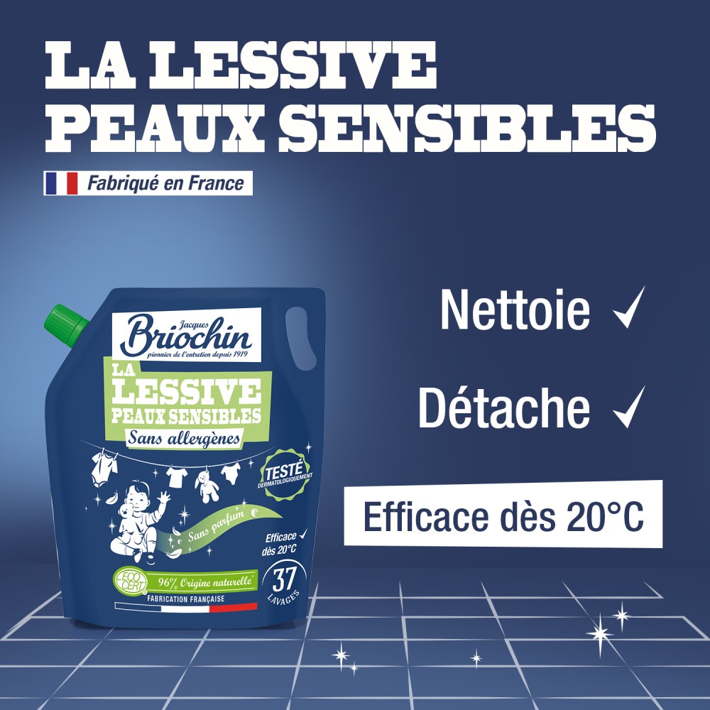 Acheter Lot de 6 recharges de lessives peaux sensibles