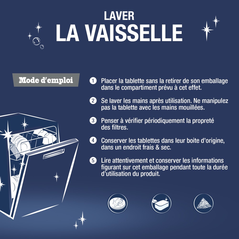 Acheter Lot de 6 tablettes lave-vaisselle