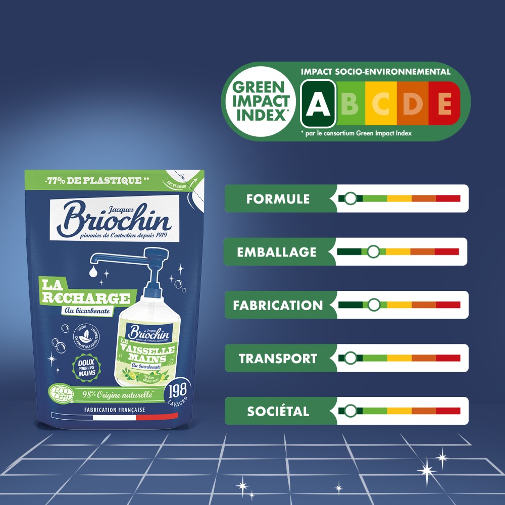 Acheter Recharge Liquide vaisselle au bicarbonate