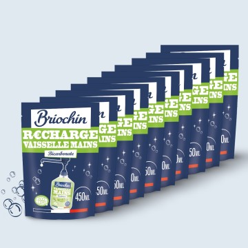 Acheter Lot de 10 recharges liquide vaisselle au bicarbonate