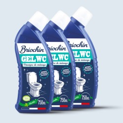 Lot de 3 Gel WC au vinaigre de ménage