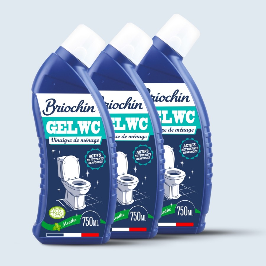 Acheter Lot de 3 Gel WC au vinaigre de ménage