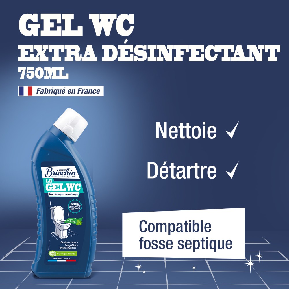 Acheter Lot de 6 Gel WC au vinaigre de ménage