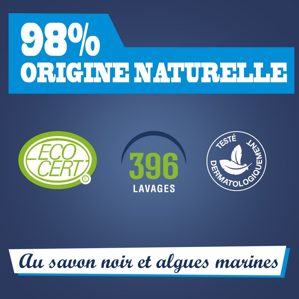 Acheter Lot de 4 Recharge Liquide Vaisselle Mains Savon noir & Algues Marines Grand Format