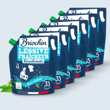 Acheter Lot de 6 recharges de lessives fraicheur au bicarbonate
