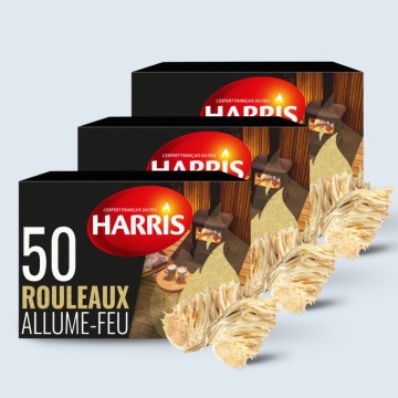 Acheter Lot de 3 boites de 50 rouleaux allume-feu