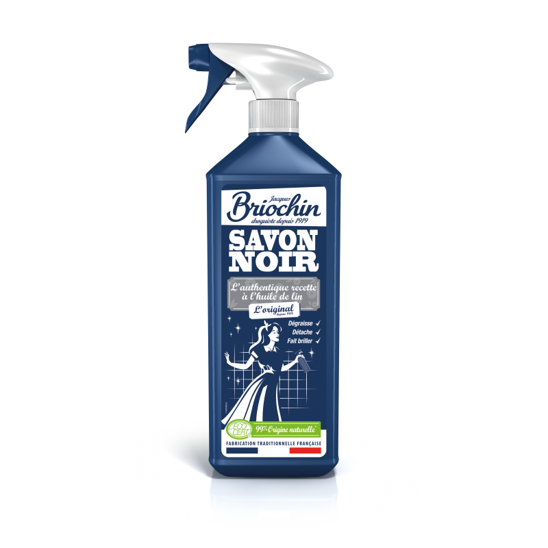 Savon noir liquide en pulvérisateur 750 mL Certifié Ecocert Le Briochin