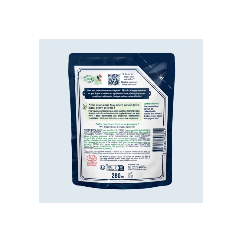 Acheter Recharge savon mains chèvrefeuille 280ml