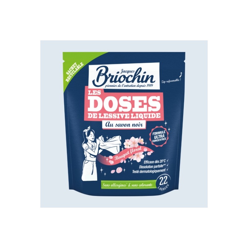 Acheter 22 Doses de Lessive liquide au Savon noir