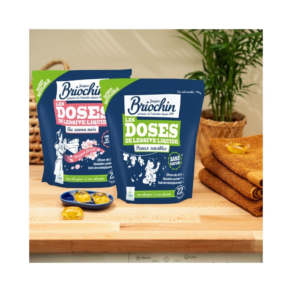 Acheter 22 doses Lessive Liquide Peaux Sensibles