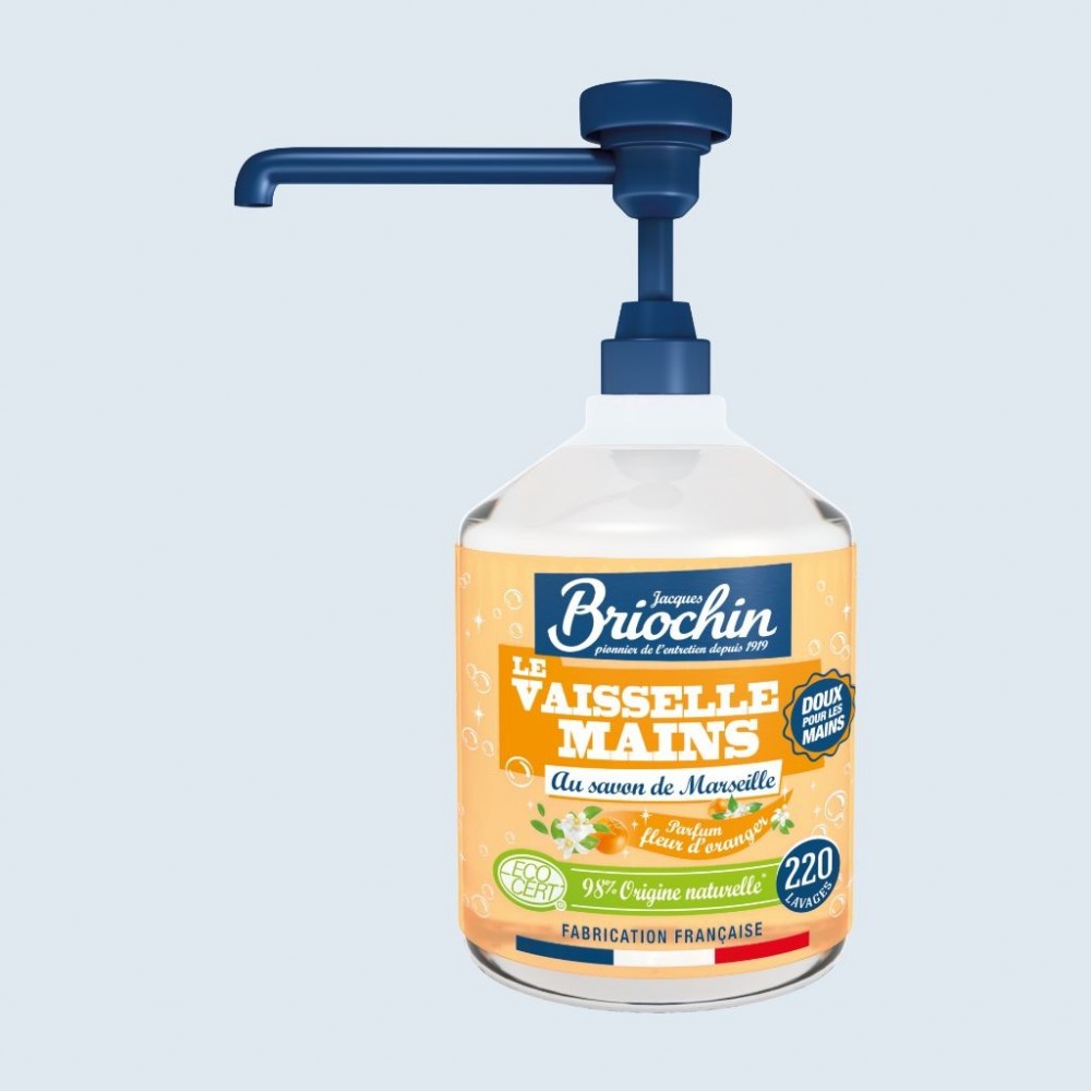 Acheter Liquide Vaisselle Mains Savon de Marseille & fleur d'oranger Ecocert