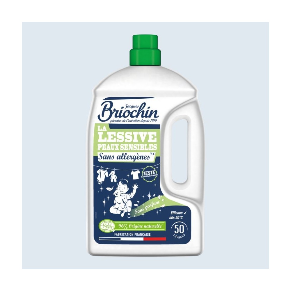 Acheter Lessive peaux sensibles 50 lavages 2,27L