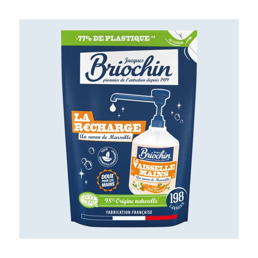 Acheter Recharge liquide Vaisselle Mains Savon liquide de Marseille Ecocert