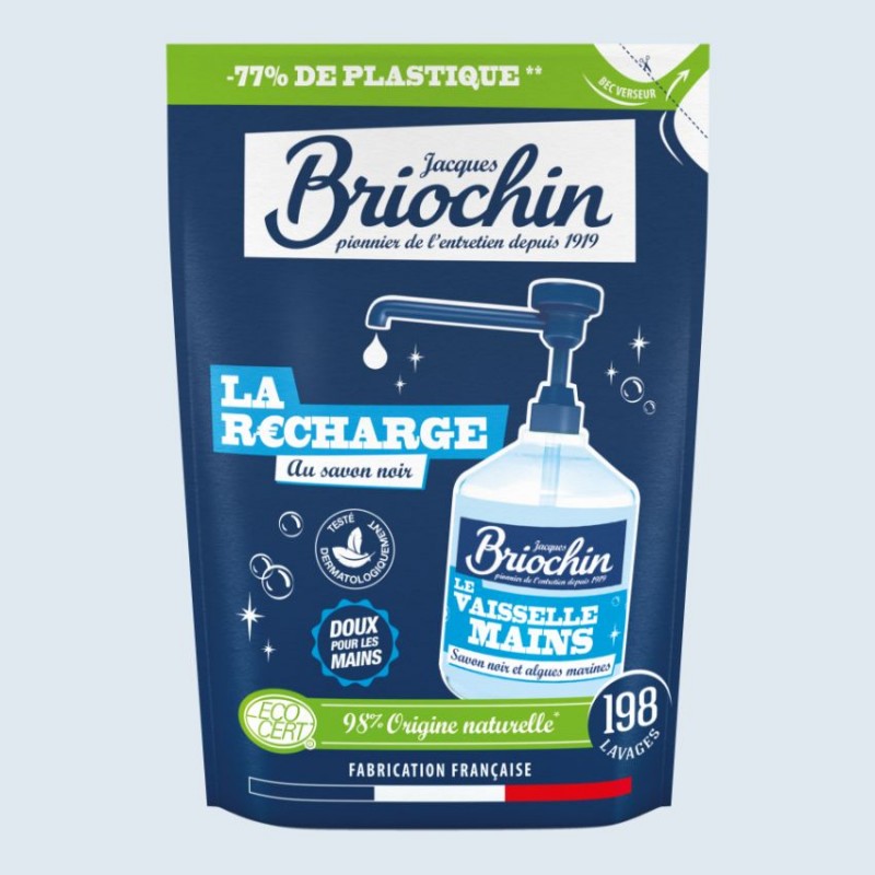 Acheter Recharge liquide vaisselle mains savon noir