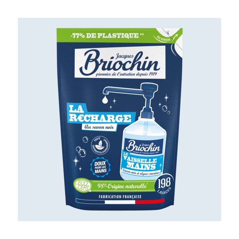 Acheter Recharge liquide vaisselle mains savon noir