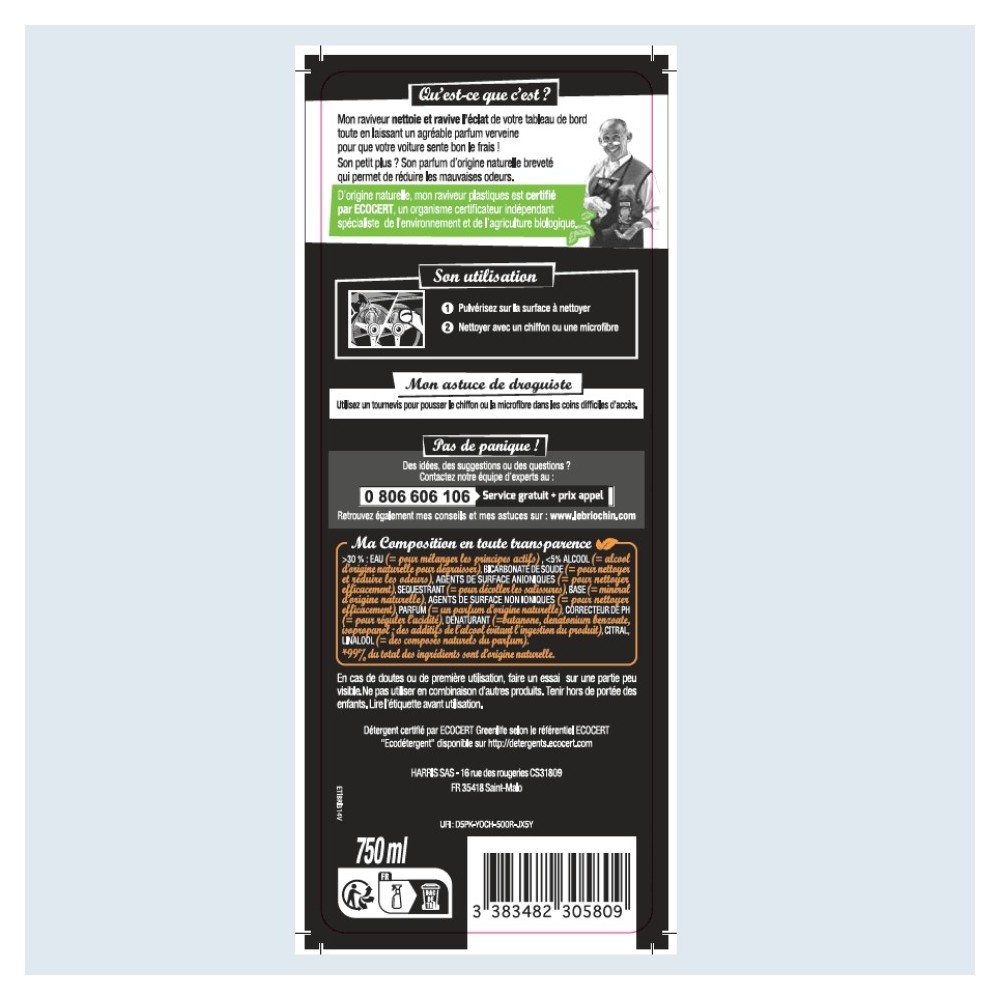 Acheter Raviveur surfaces plastiques au bicarbonate de soude