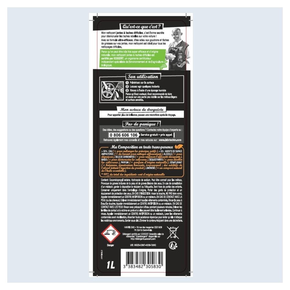 Acheter Nettoyant jantes et tâches difficiles