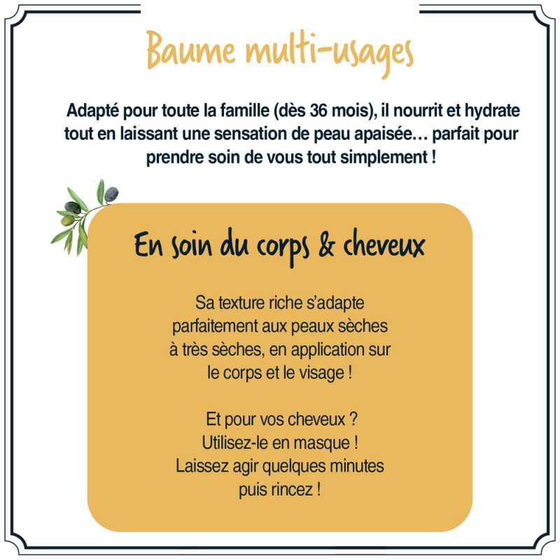 Acheter Baume naturel BIO