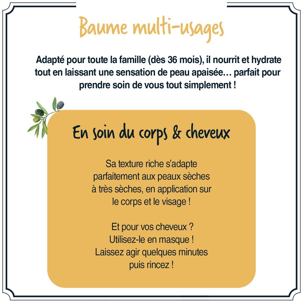 Acheter Baume naturel BIO