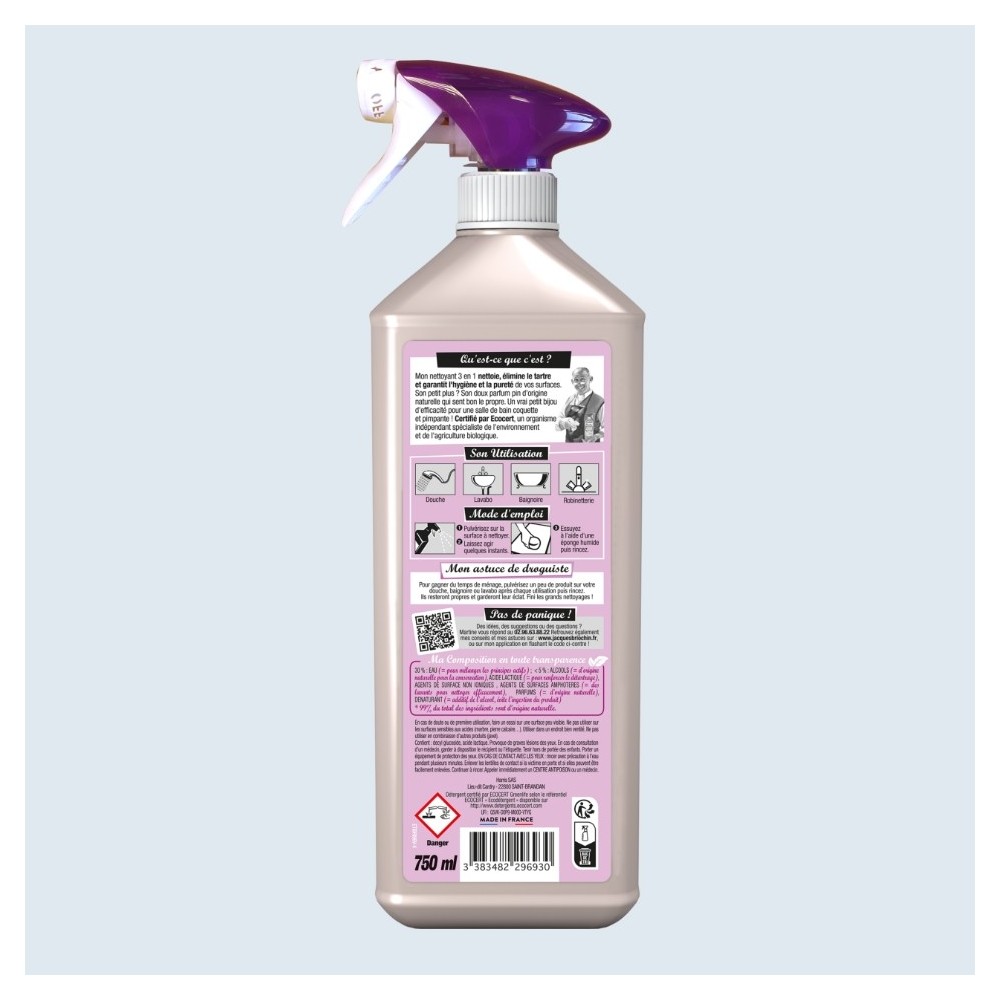 Acheter Nettoyant salle de bain 3-en-1