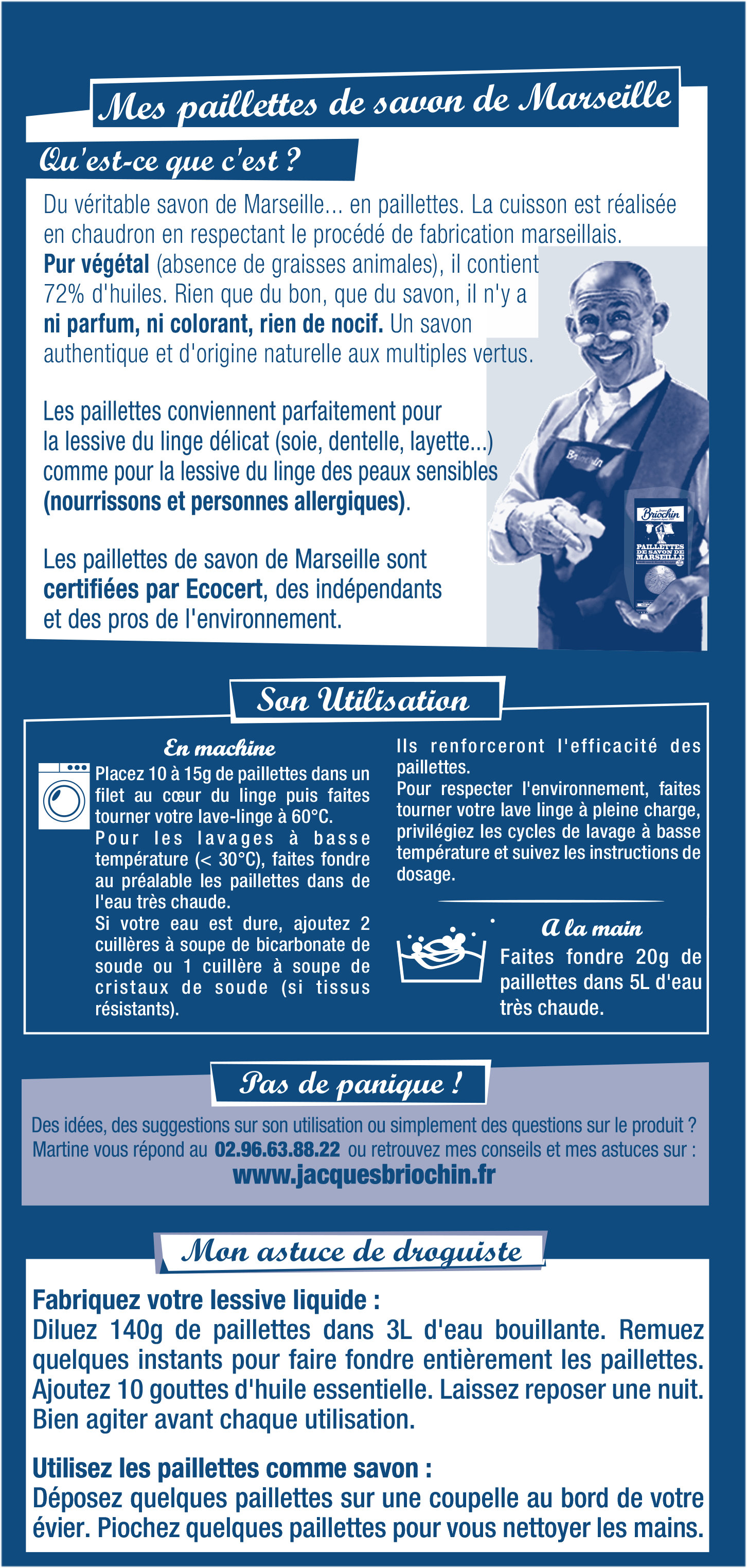 Paillettes De Savon De Marseille 750g