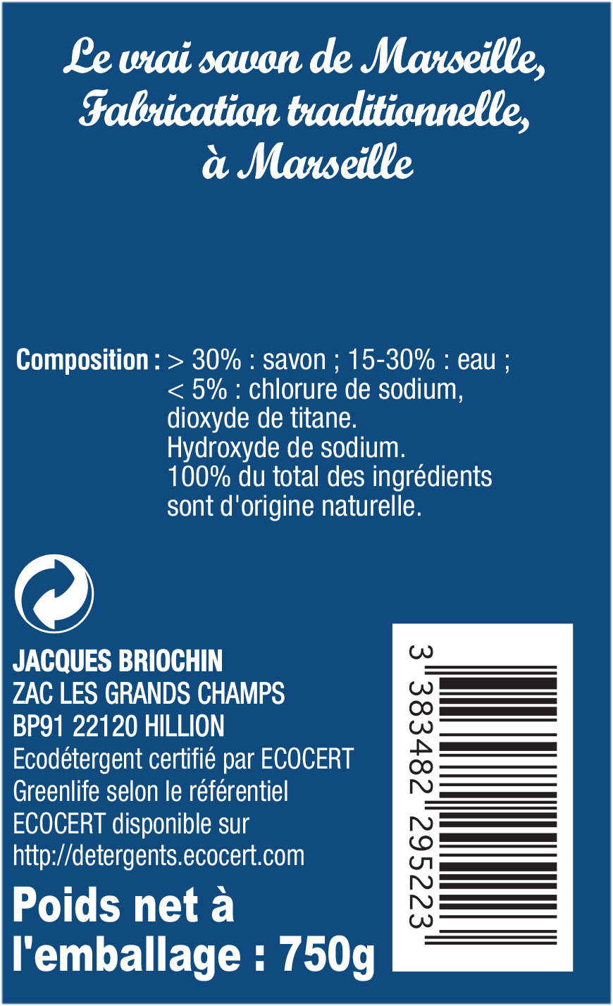 Paillettes De Savon De Marseille 750g