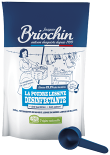 Lessive en poudre désinfectante - 500g - Certifié Ecocert