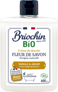 BRIOCHIN-Savon douche-Fleur de Savon-Vanille & Argan