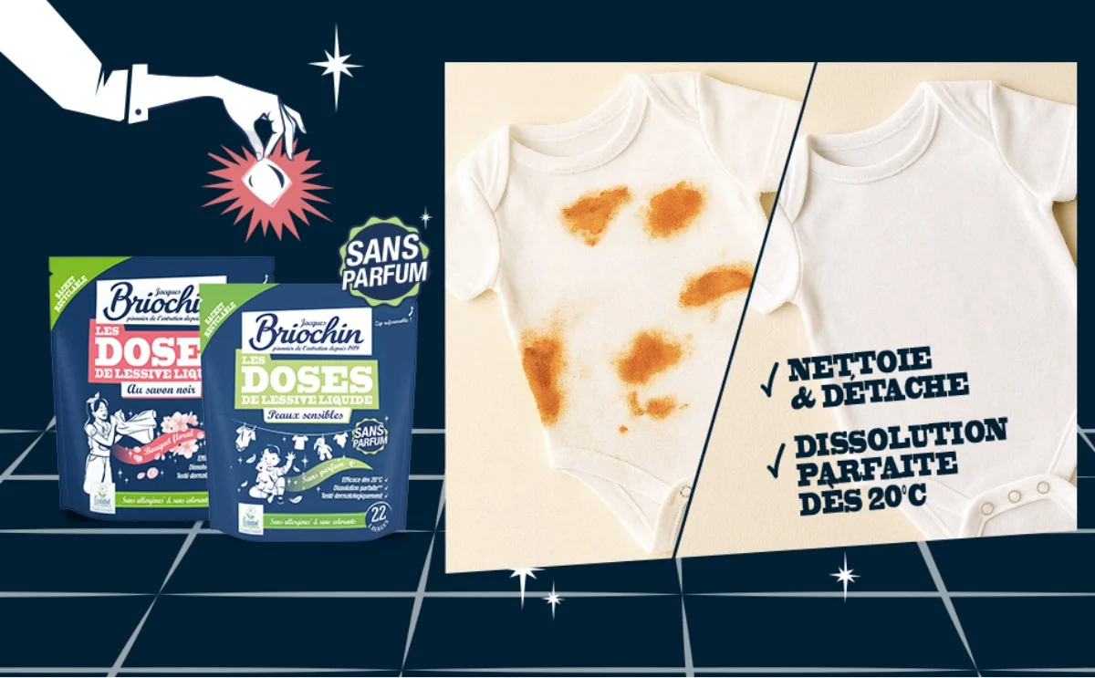 22 doses Lessive Liquide Peaux Sensibles