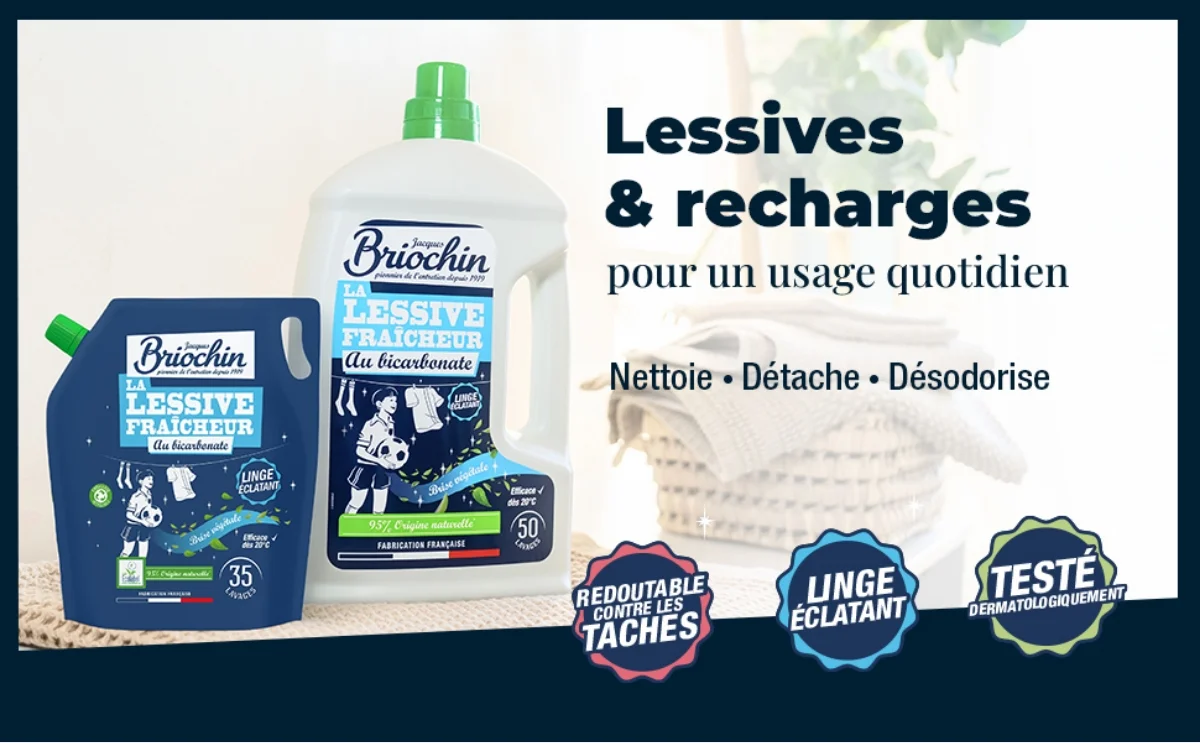 Lessive au bicarbonate 50 lavages 2,27L