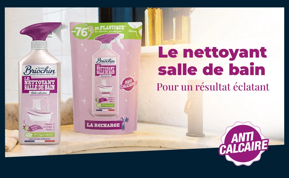 Nettoyant salle de bain 3-en-1